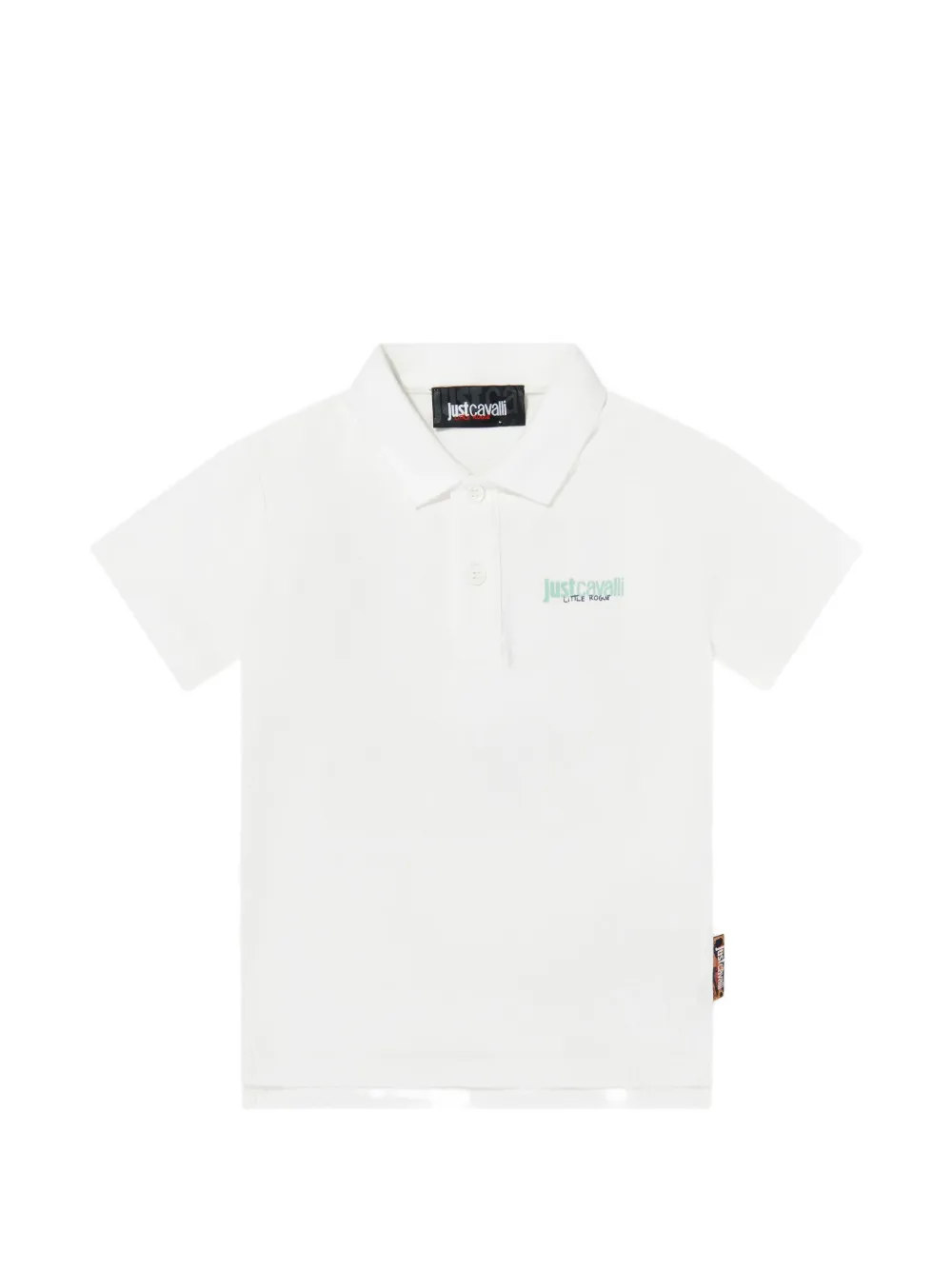 Just Cavalli logo-detail polo shirt - Bianco