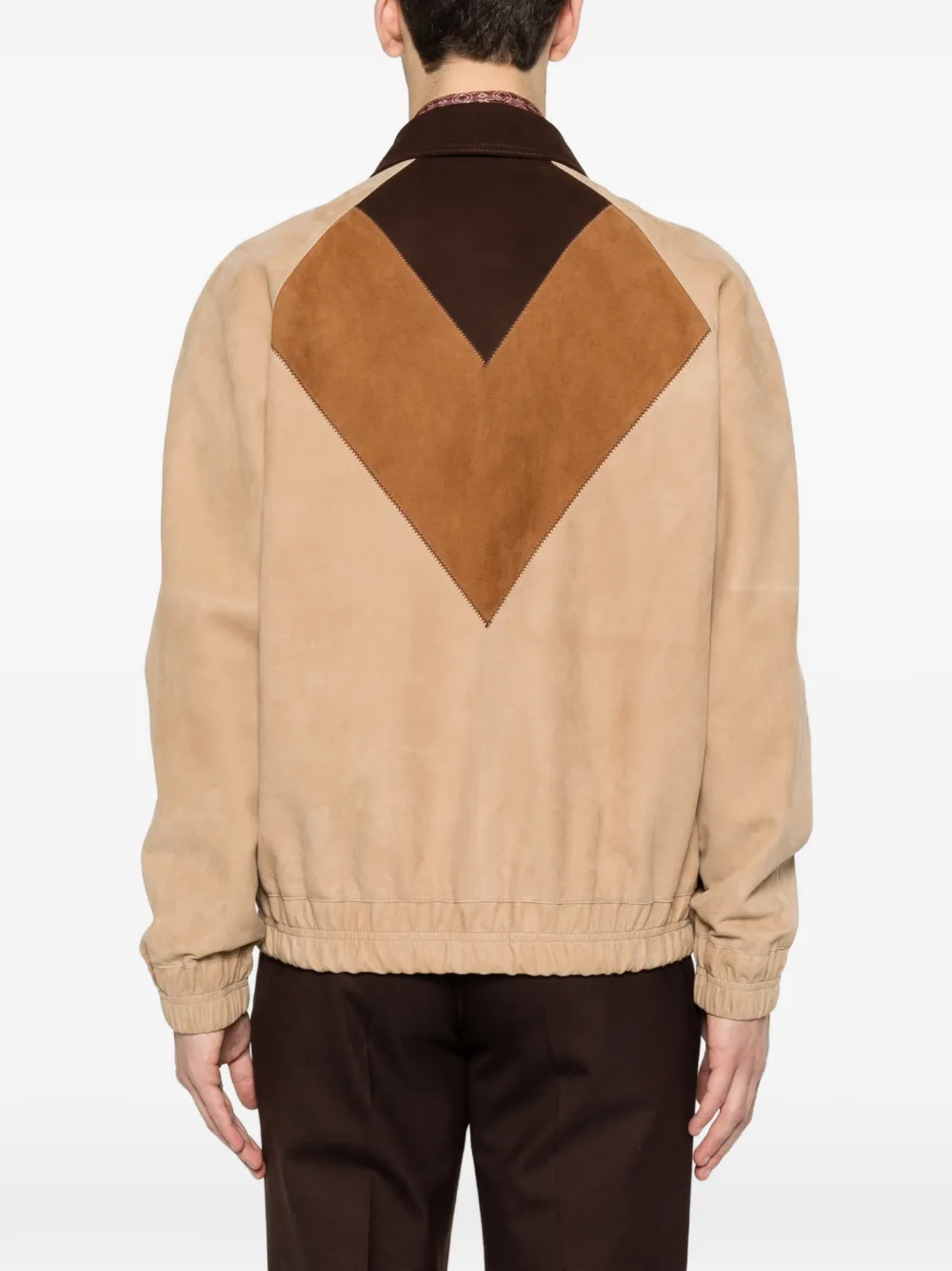 Valentino Garavani Jack met diamantvormige vlakken Beige