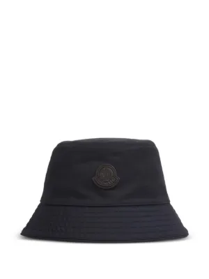 Stone Island Compass Logo Bucket Hat | Black | FARFETCH PH