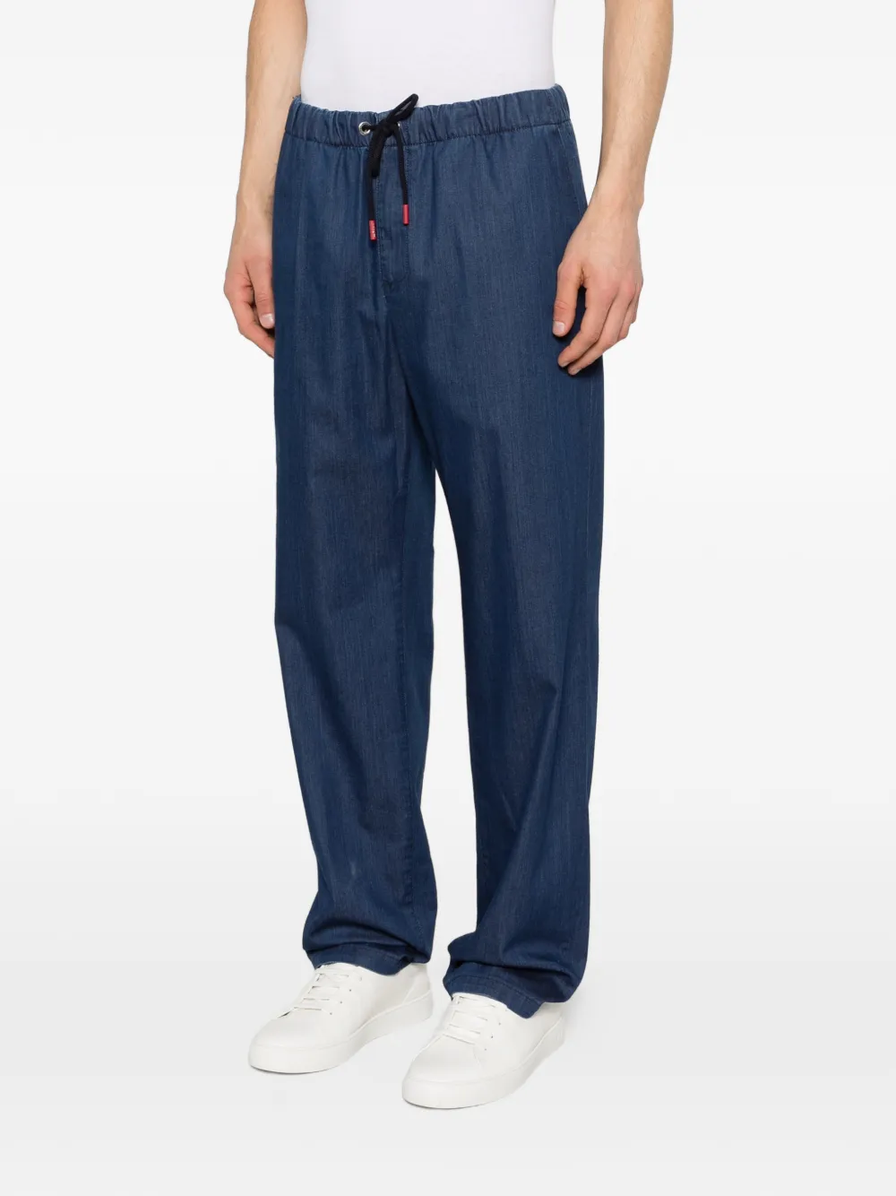  Kiton Drawstring Trousers - Blue 