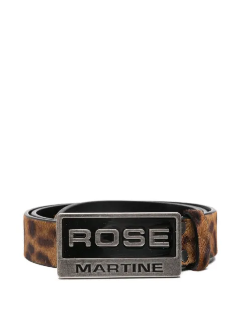 Martine Rose animal-print buckle belt