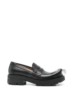 Charles Jeffrey Loverboy Moggies claw-detailing Loafers | Black