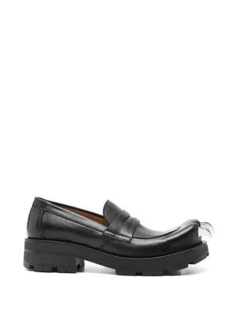 Charles Jeffrey Loverboy claw-detail leather loafers