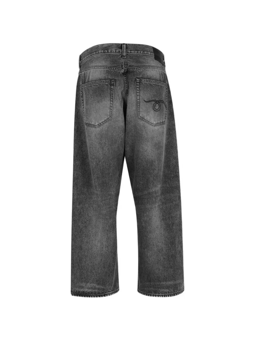 R13 Jeans met vijf zakken Grijs