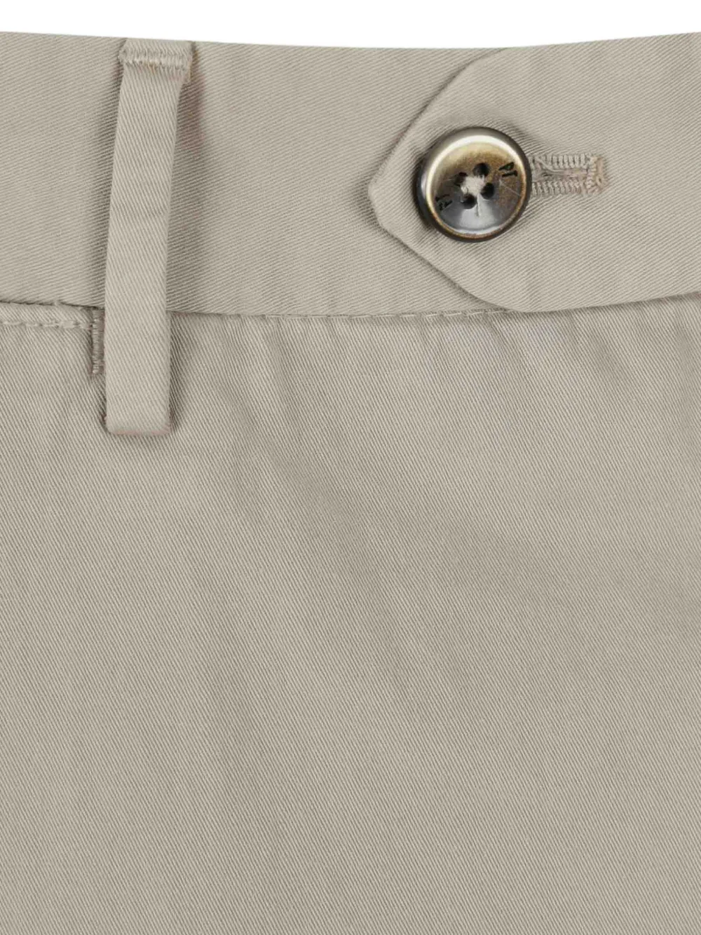 PT Torino Chino broek met knoop Beige
