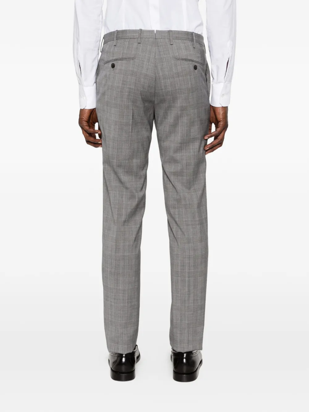 Incotex Geruite broek Grijs