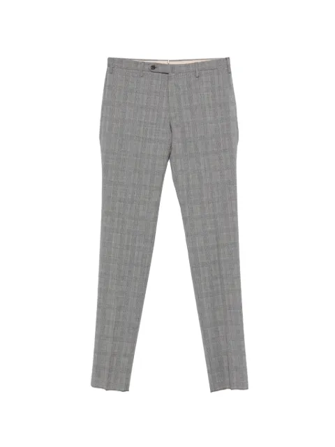 Incotex pantalones con cuadros estampados