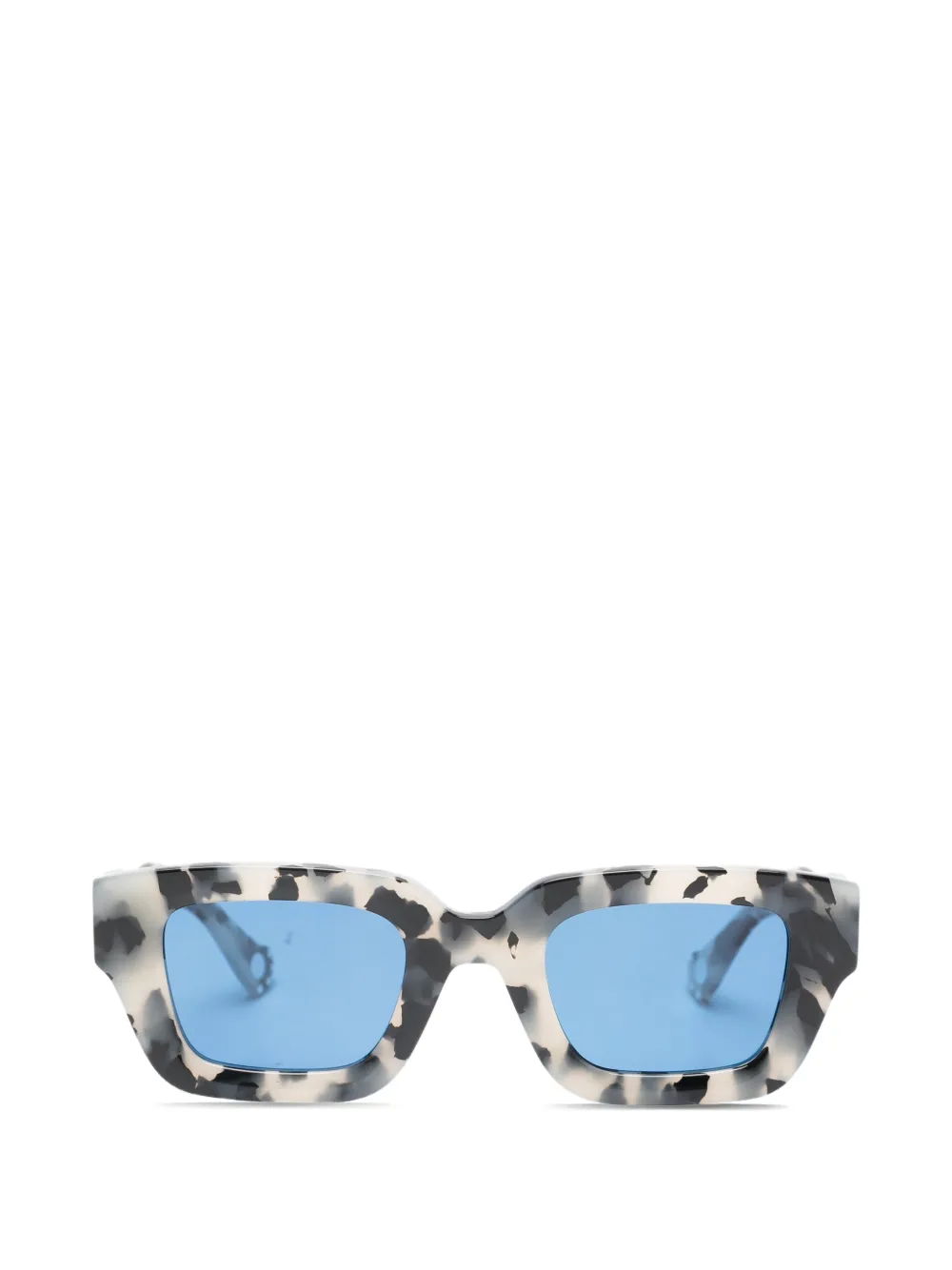 Charles Jeffrey Loverboy Topsy Turvy rectangle sunglasses - Grigio