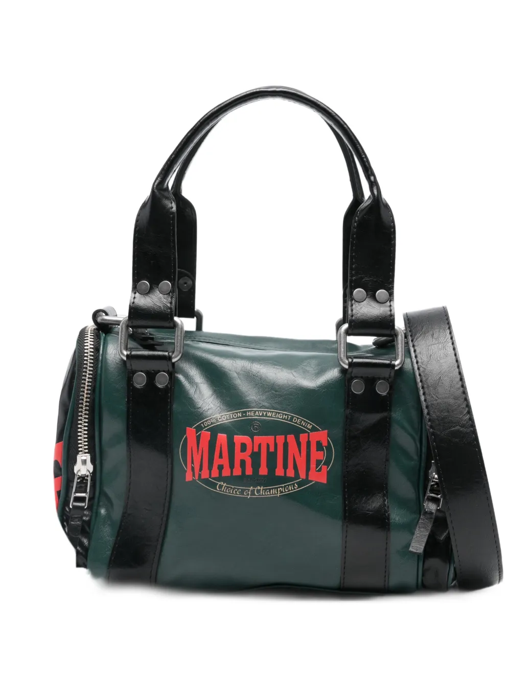 Martine Rose logo-detail tote bag - Green