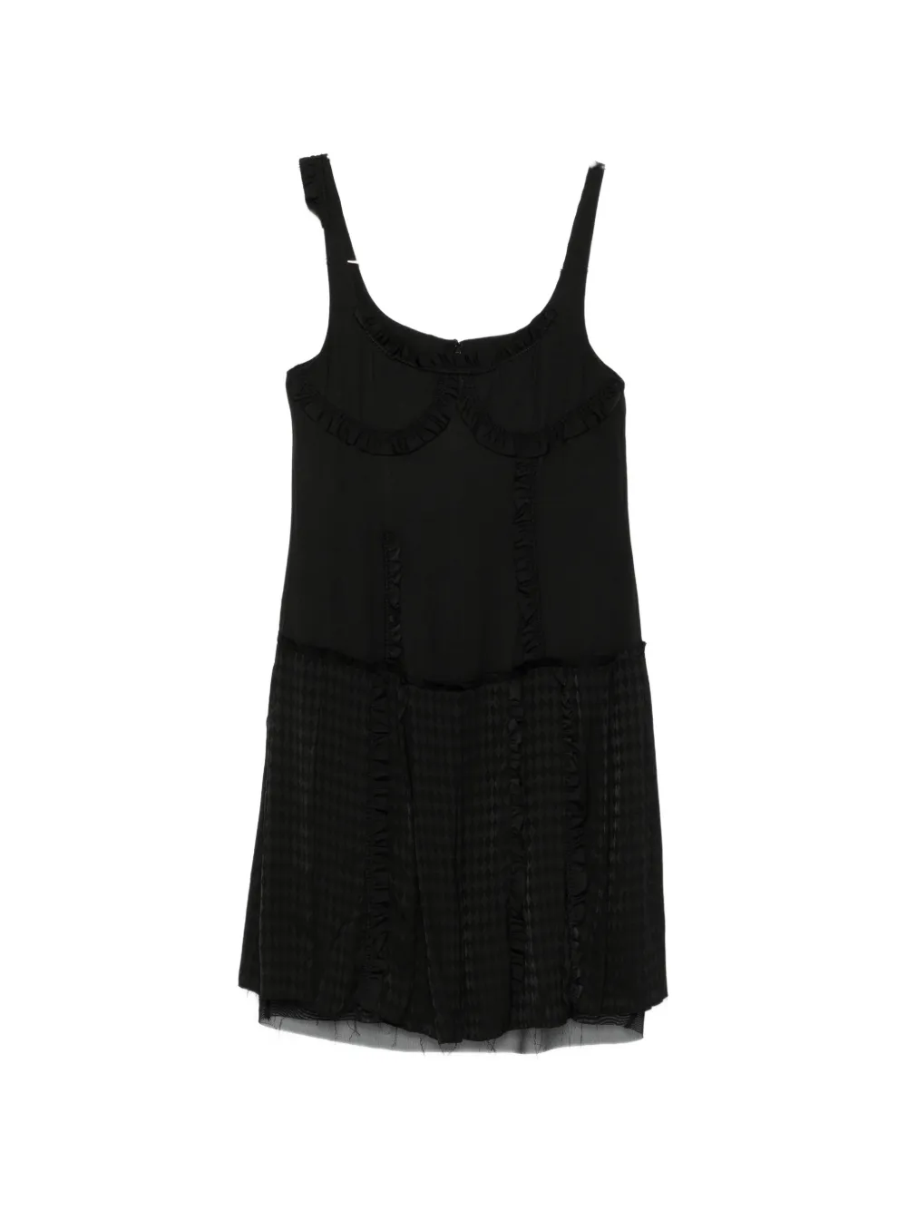 Open YY Flapper mini dress - Nero