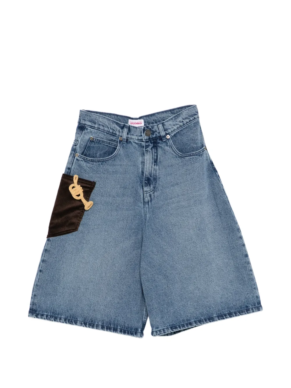 Charles Jeffrey Loverboy trumpet-motif shorts - Blu