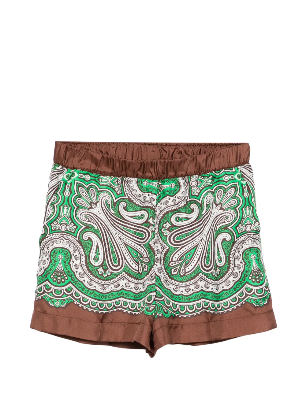 P.A.R.O.S.H. paisley print shorts - Verde