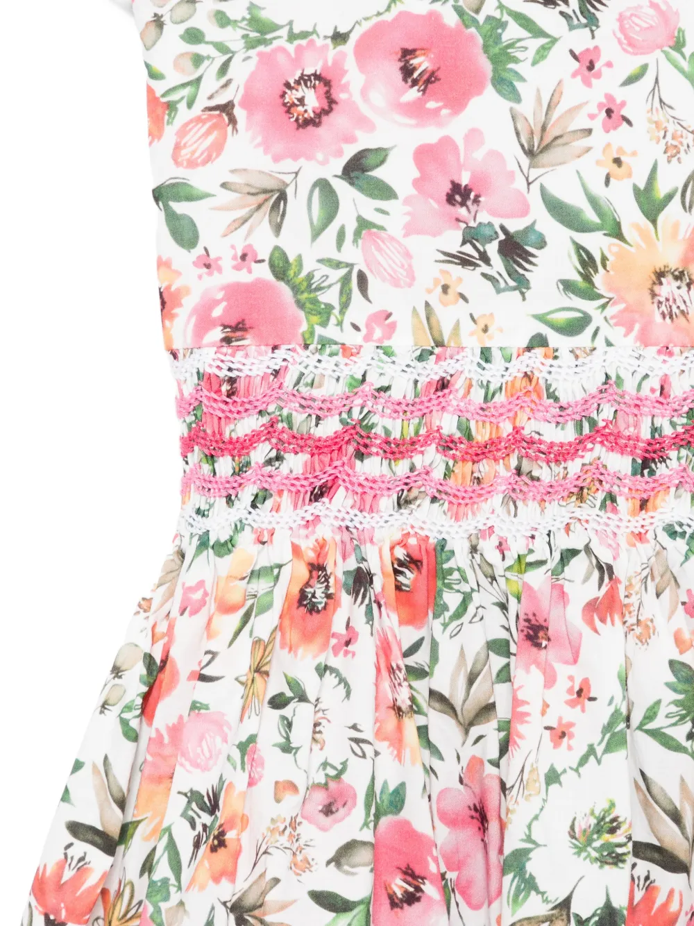 Siola Jurk met bloemenprint Wit