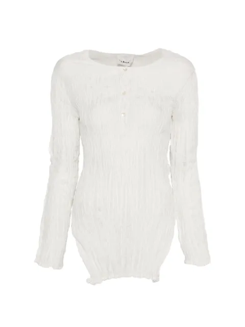 P.A.R.O.S.H. button textured blouse