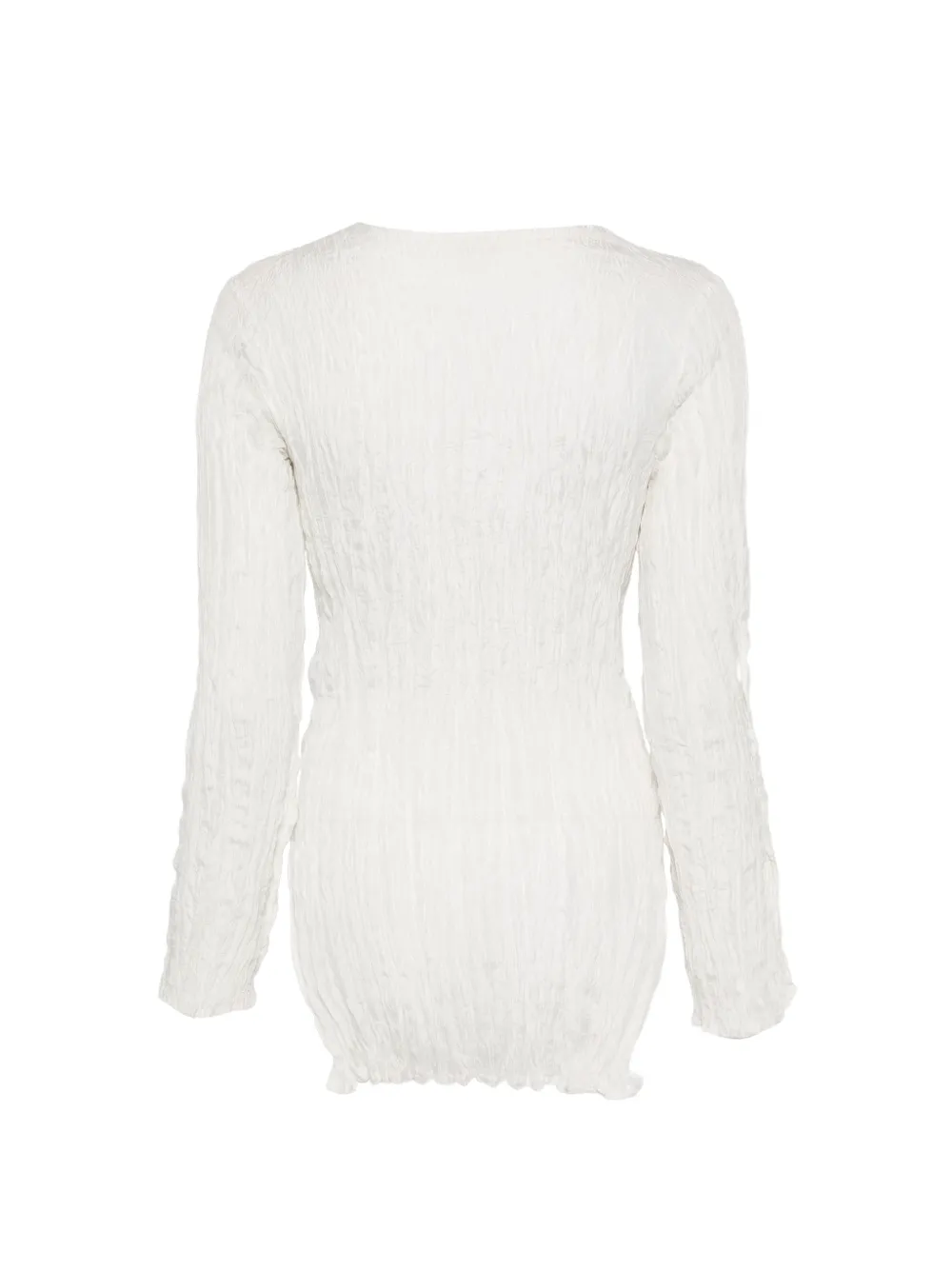 Button Textured Blouse