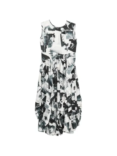 High Sparky print midi dress