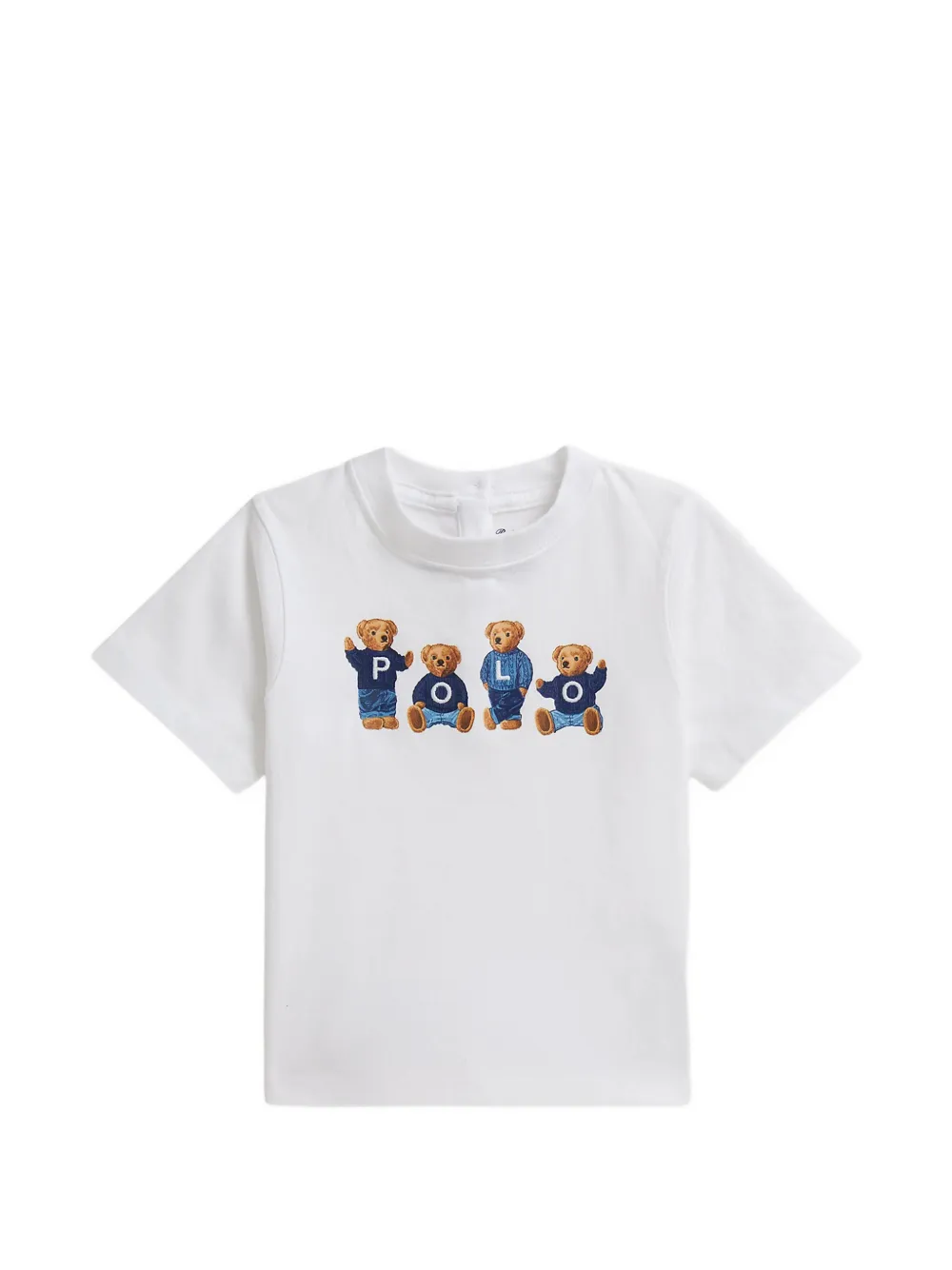 POLO RALPH LAUREN KIDS graphic t-shirt - Bianco