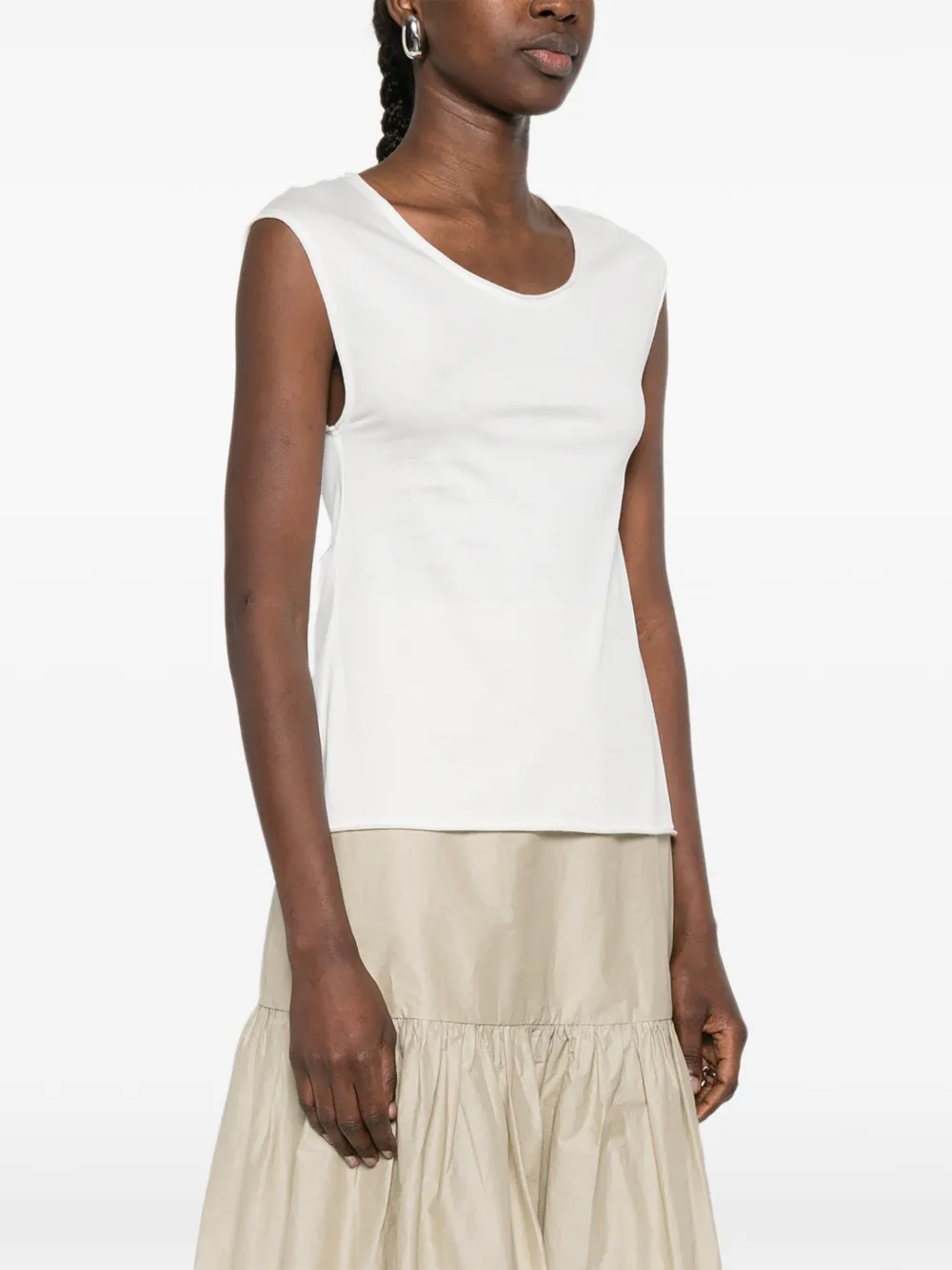  Ruohan Yora Sleeveless Top - White 