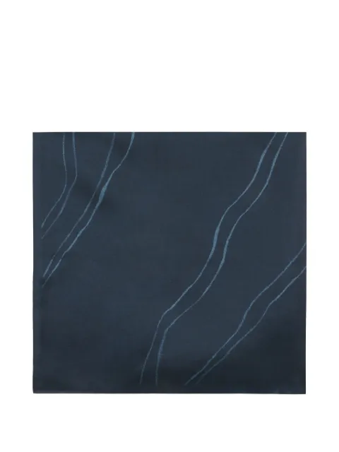 slowear printed silk scarf