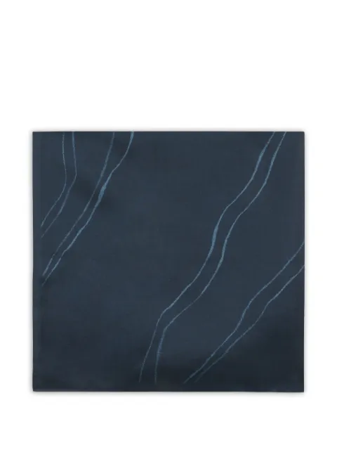 slowear printed silk scarf