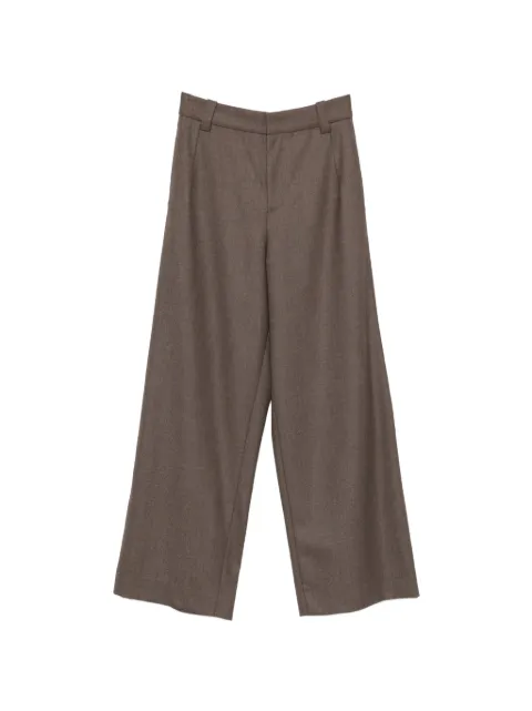 IVORY PARIS pantalones palazzo con diseño ancho