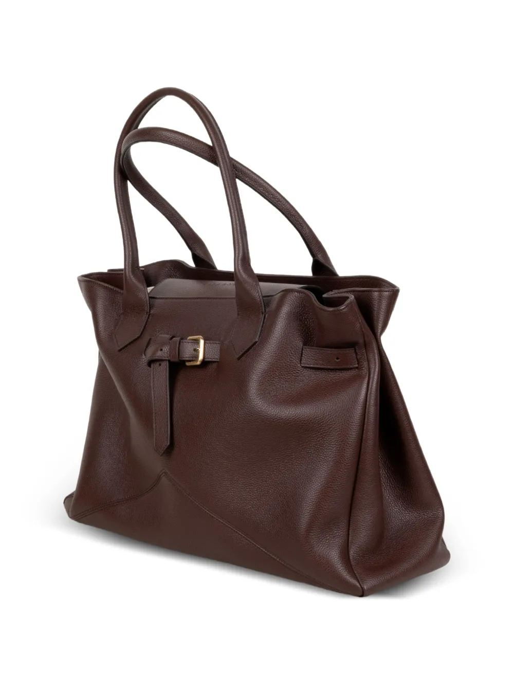  Ballantyne Kate Buckle Clutch Bag - Brown 