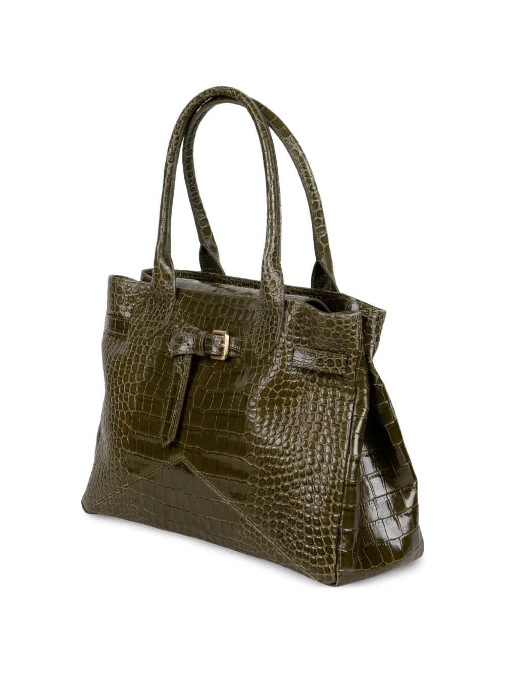 Medium Kate Buckle Embossed Shoulder Bag