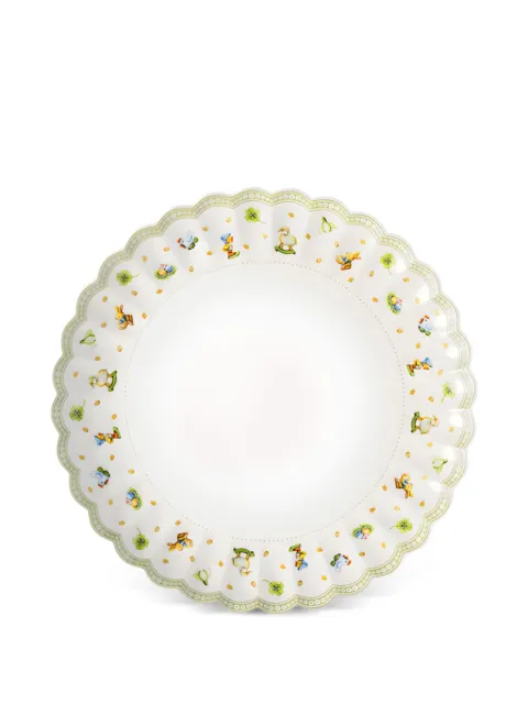 Villeroy & Boch scalloped edge easter delight plate