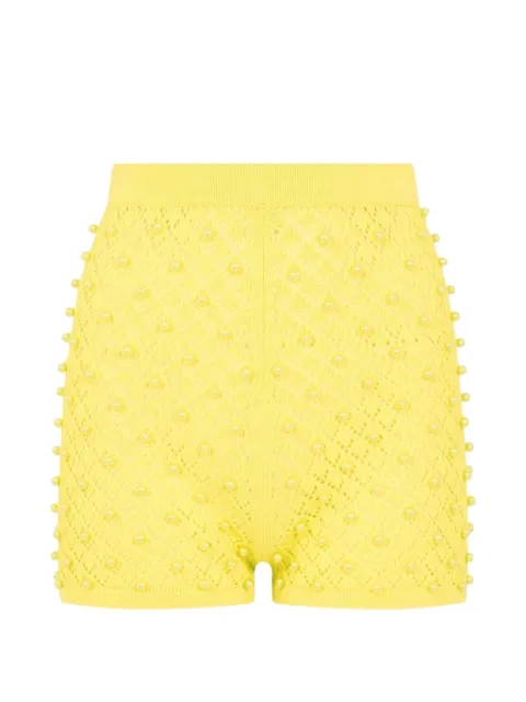 David Koma ビーズトリム ショートパンツ