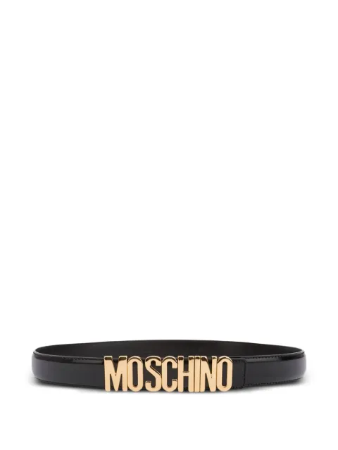 Moschino logo-detailed belt