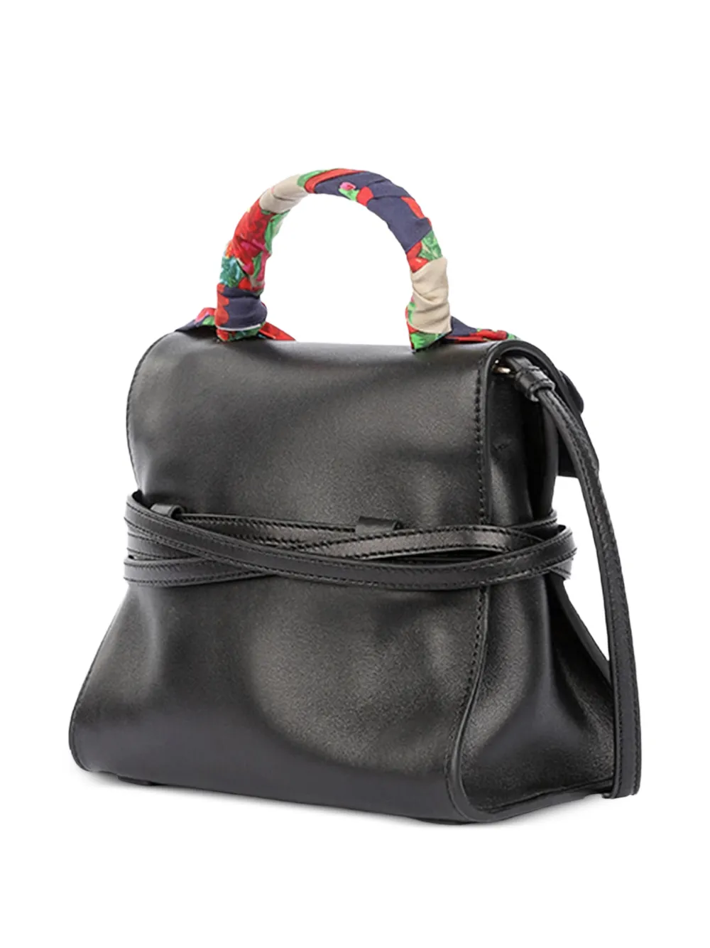 Moschino Kleine Tie Me shopper met sjaaldetail Zwart