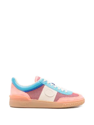 FENDI Match denim-effect FF Jacquard Sneakers | Blue | FARFETCH