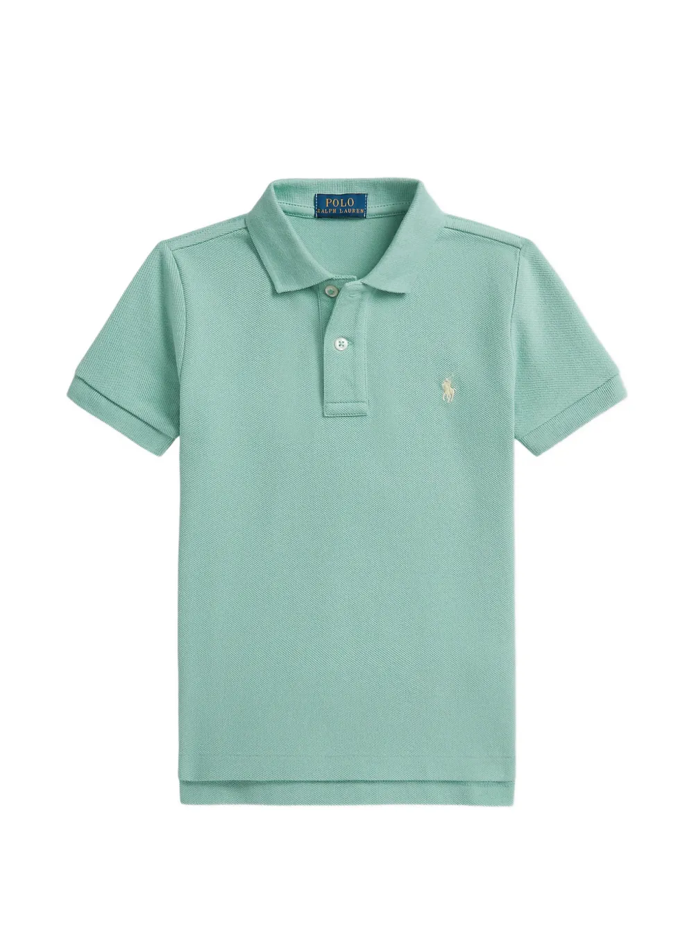 POLO RALPH LAUREN KIDS short-sleeve polo shirt - Verde