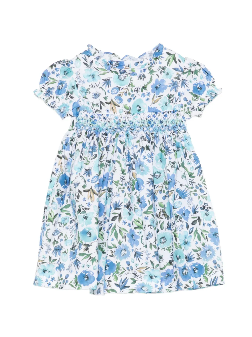 Siola floral-print dress set (set of two) - Bianco