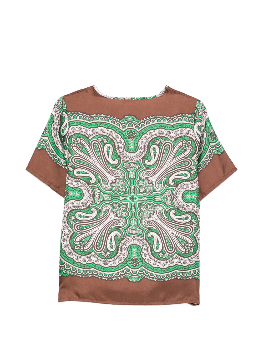  P.a.r.o.s.h. Paisley Print Blouse - Brown 