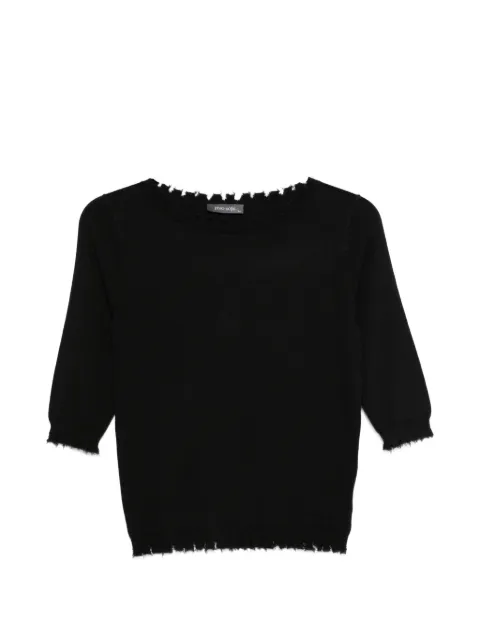 Philo-Sofie frayed short-sleeved sweater