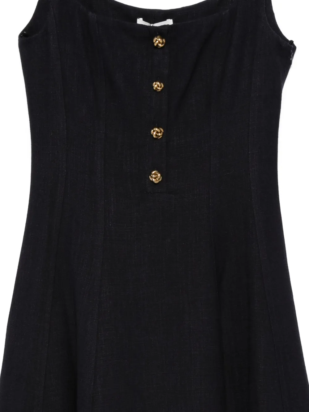  Altuzarra Orrie Button-detail Dress - Blue 