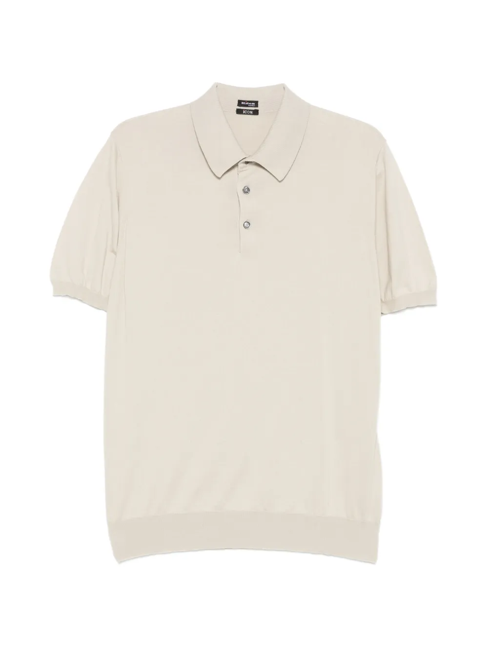 Kiton Poloshirt mit kurzen Ärmeln - Nude