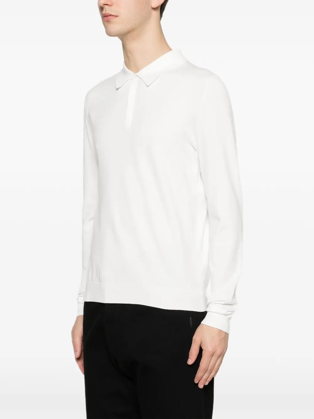 HUGO Poloshirt met kraag Wit