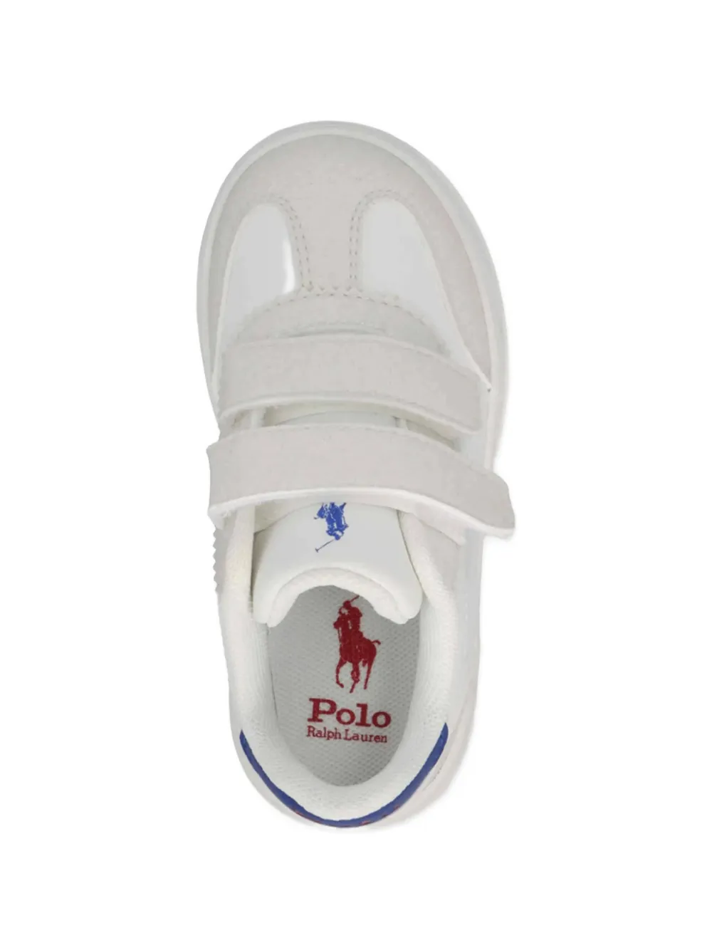 POLO RALPH LAUREN KIDS Sneakers met klittenband Wit