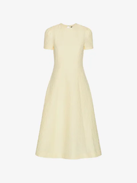 ROTATE BIRGER CHRISTENSEN flared midi dress