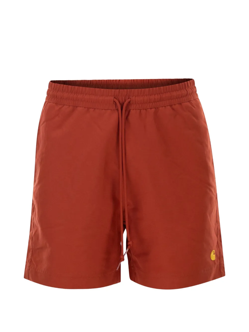 Carhartt WIP Costume da bagno Chase con logo - Rosso