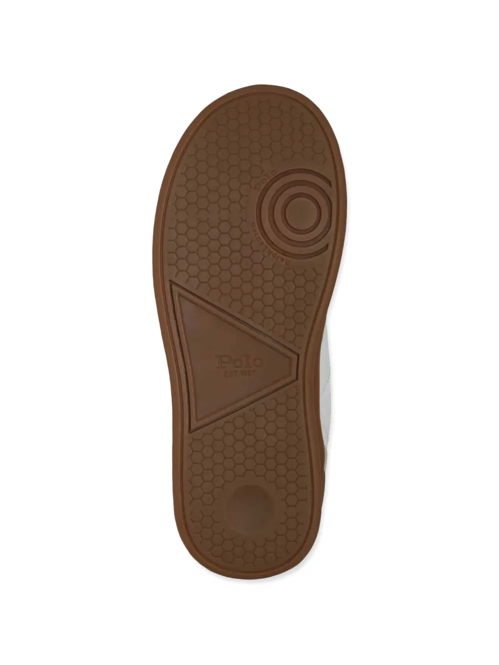 POLO RALPH LAUREN KIDS lace-up sneakers Wit