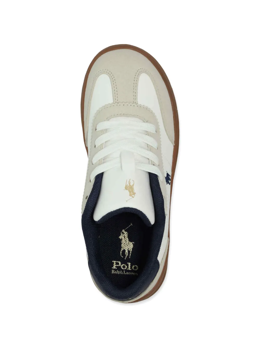 POLO RALPH LAUREN KIDS lace-up sneakers Wit