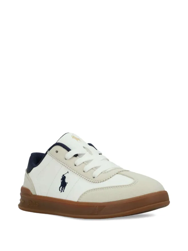 POLO RALPH LAUREN KIDS レースアップ スニーカー | ホワイト 