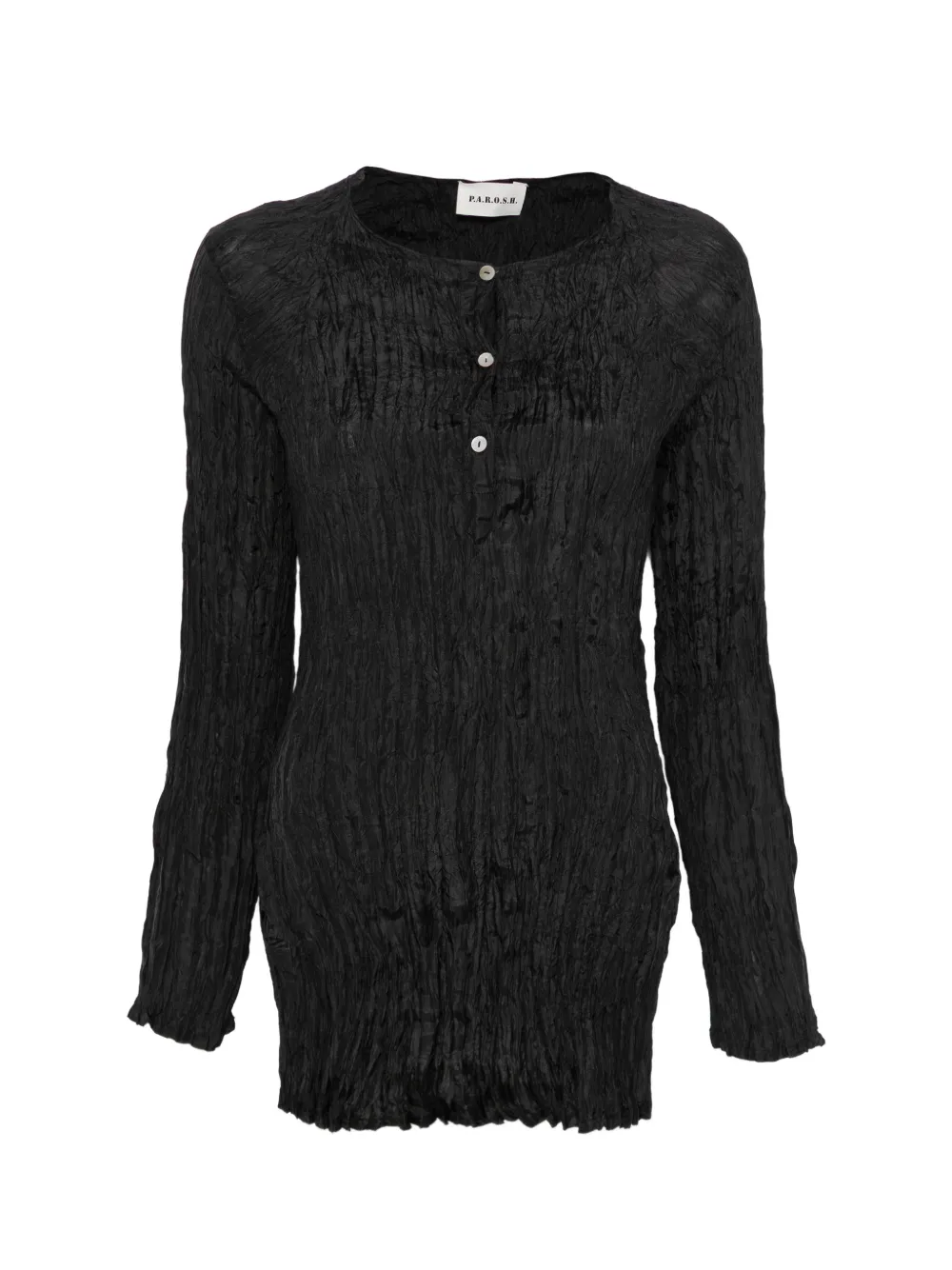 P.A.R.O.S.H. textured blouse - Nero