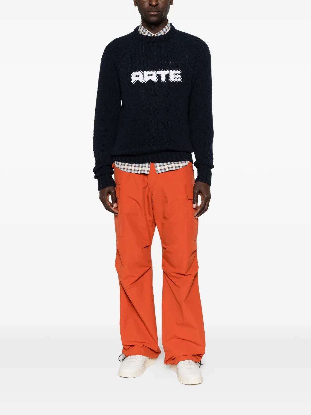  Arte Antwerp Crew-neck Sweater - Blue 