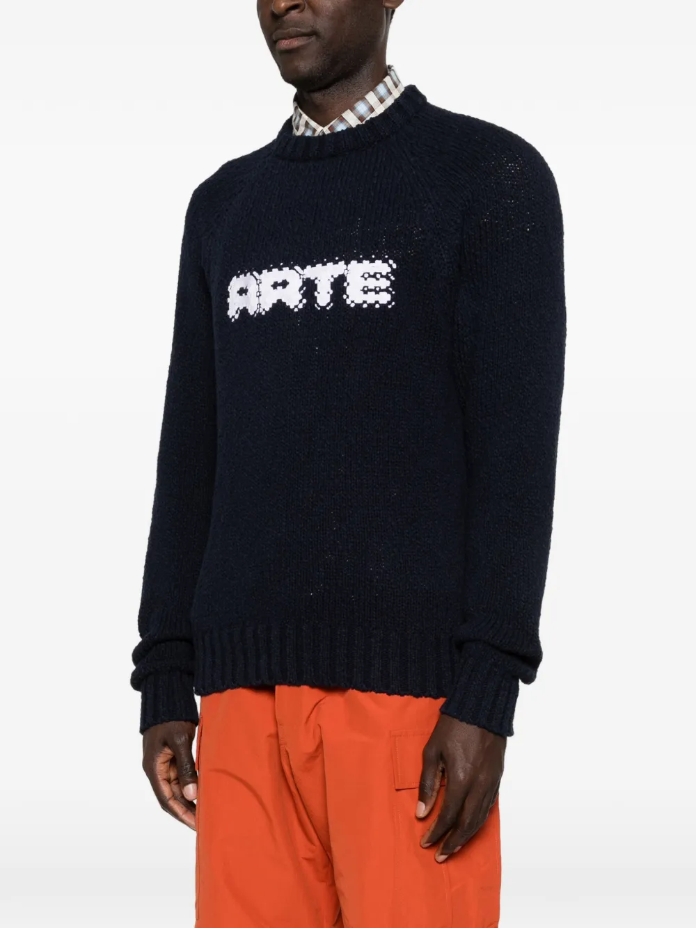  Arte Antwerp Crew-neck Sweater - Blue 