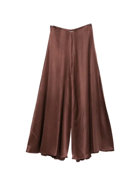 RUOHAN silk wide-leg trousers