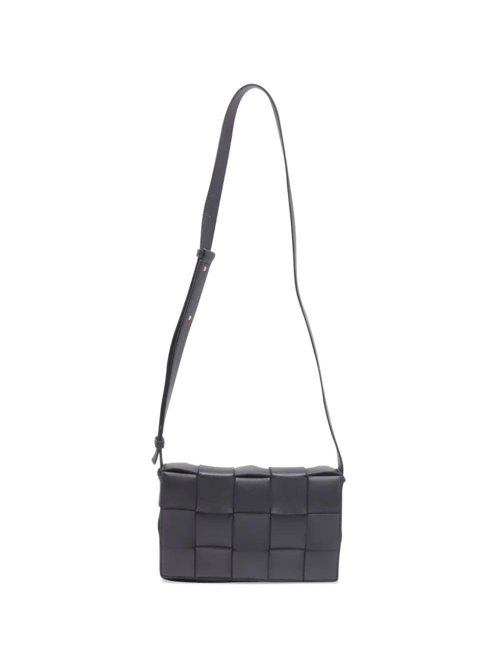 Bottega Veneta Pre-Owned Cassette woven cross body bag - Nero